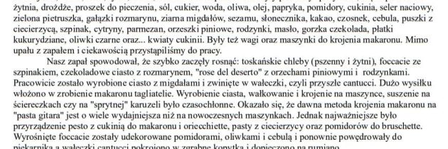 Odkrywanie smaków Toskanii – artykuł grupy z Europejskiego Centrum Edukacji Międzynarodowej