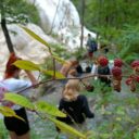 Bagni di San Filippo wakacyjne oblężone