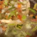 Zupa na skórce od parmezanu