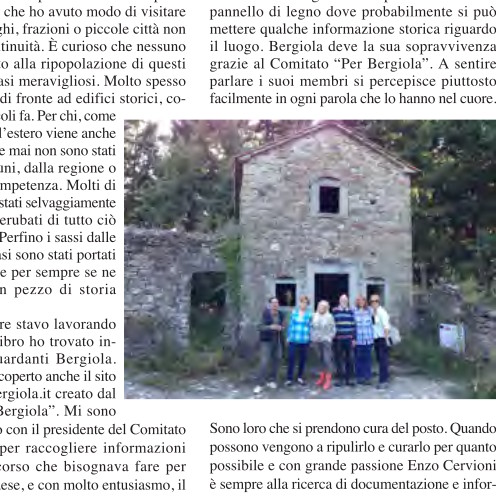 Fragment mojego artykulu, ktory ukazal sie w Corriere della Garfagnana